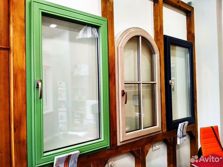 Окна пвх цветной профиль