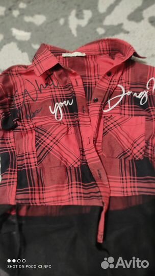 Рубашка для девочки 128