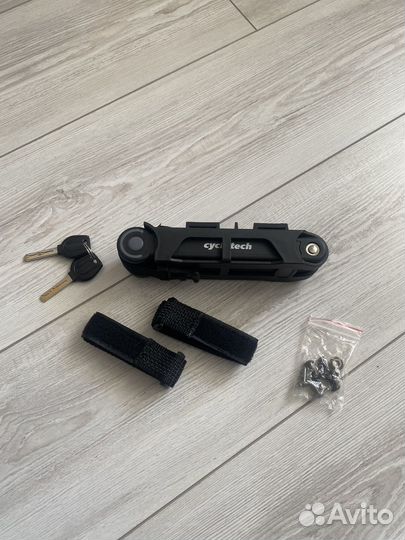 Замок для велосипеда складной