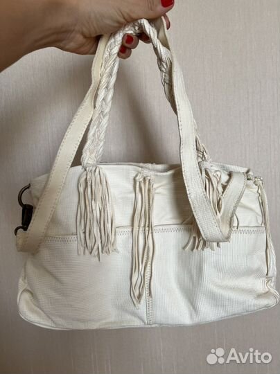 Сумка Orciani винтаж, натуральная кожа