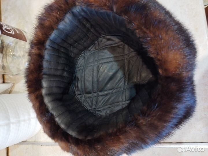 Шапка ушанка норковая 60-62