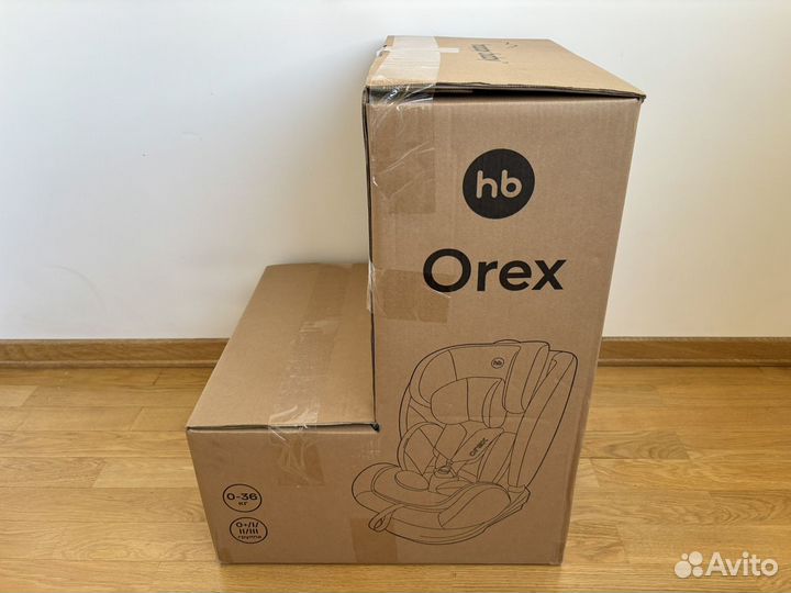 Автокресло Happy Baby orex isofix чёрный