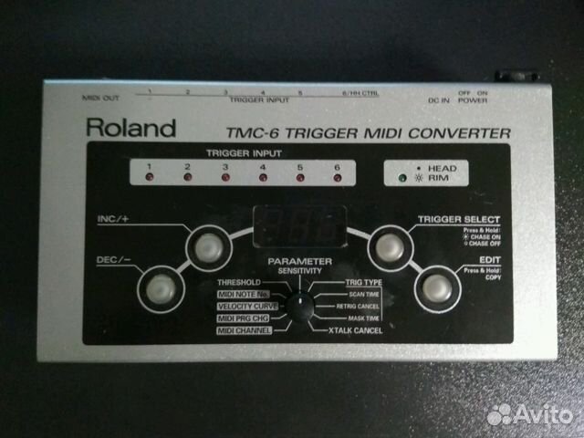 Roland TMC-6 Trigger midi Converter