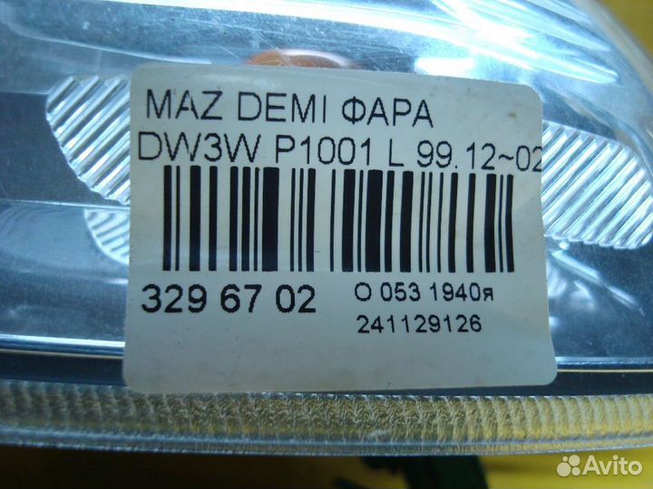 Фара левая Mazda Demio DW3W
