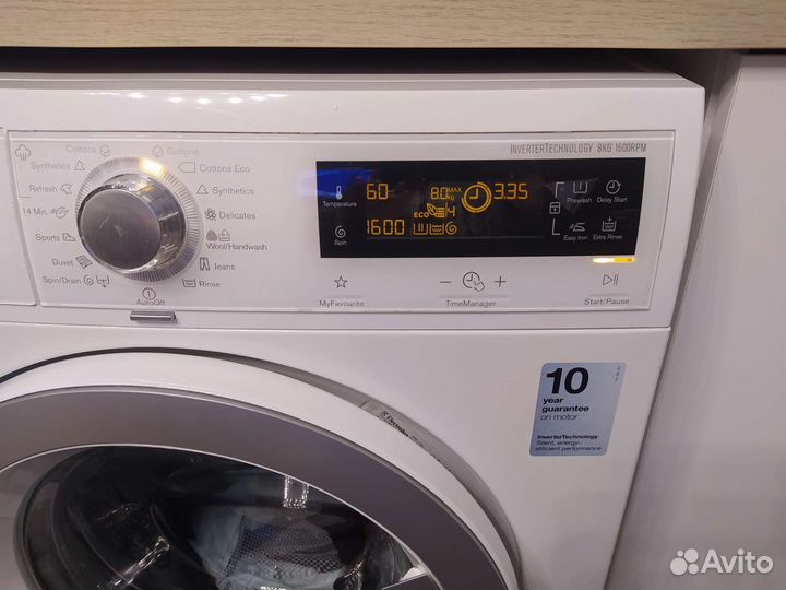 Стиральная машина «Electrolux EWF1687HDW» на 8 кг