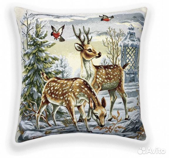 Наволочка гобеленовая с наполнителем