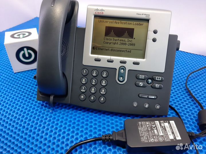 IP телефон Cisco CP-7940G б/у с блоком питания