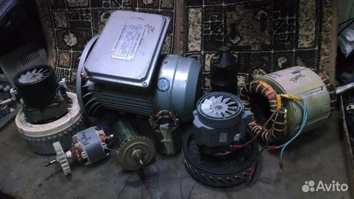 Перемотка, ремонт электродвигателей, генераторов