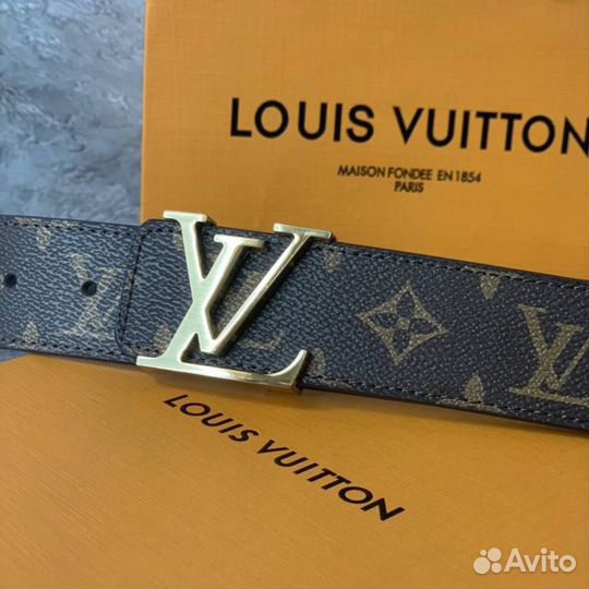 Ремень Louis Vuitton Brown Monogram