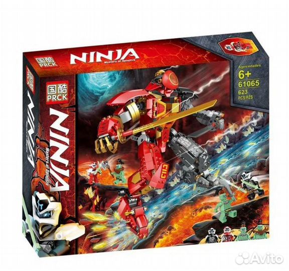 Конструктор ninja: prck 61065 (621 дет)