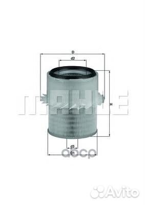 Фильтр воздушный lx673 Mahle/Knecht