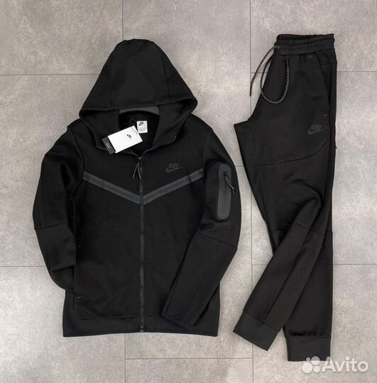 Костюм nike tech fleece grey