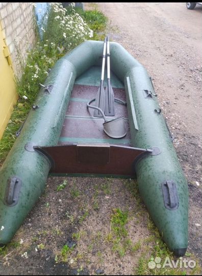 Надувная лодка пвх двухместная