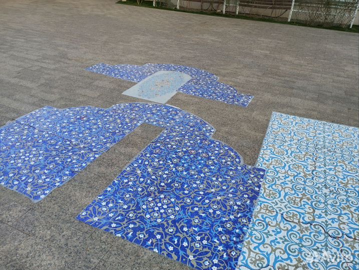 Художественное панно из мозаики