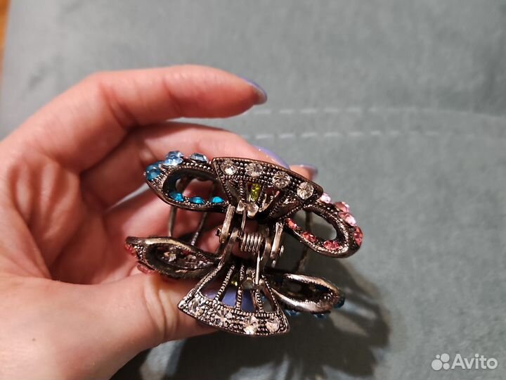 Заколка крабик