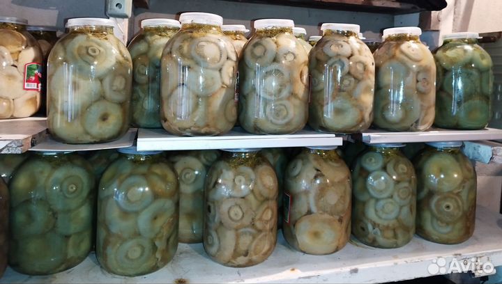 Грибы (солёные) грузди