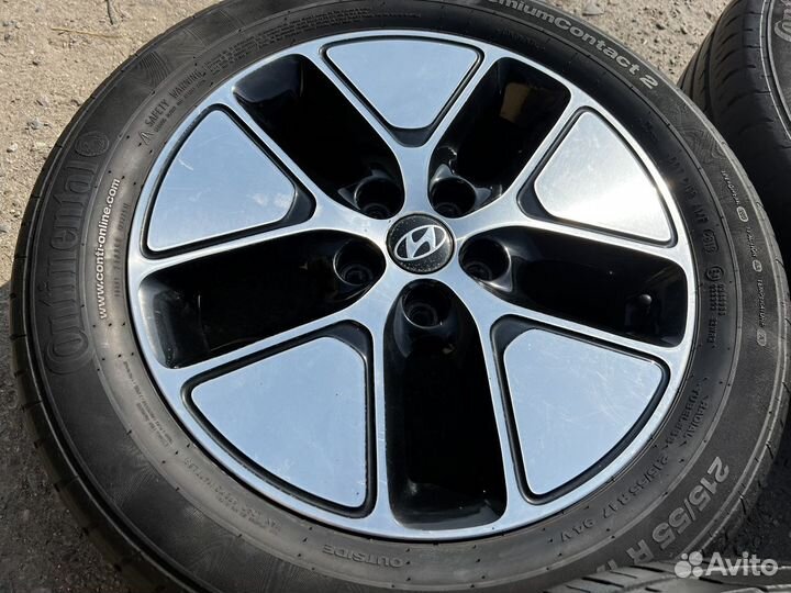 Летние шины на дисках r17 5x114,3 Hyundai, Kia