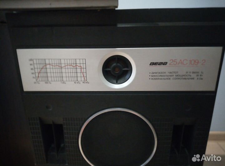 Колонки Вега стерео 25ас-109 2