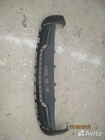 Юбка бампера задняя Mercedes W166 A1668851925