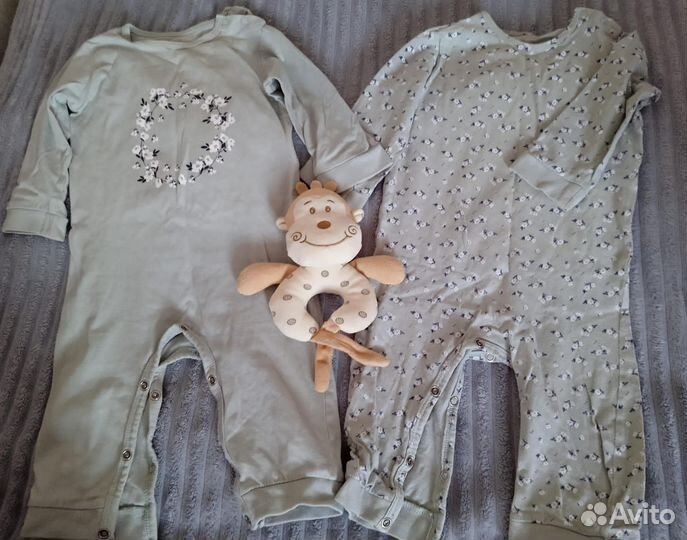 Вещи пакетом на малышку от 3-6мес
