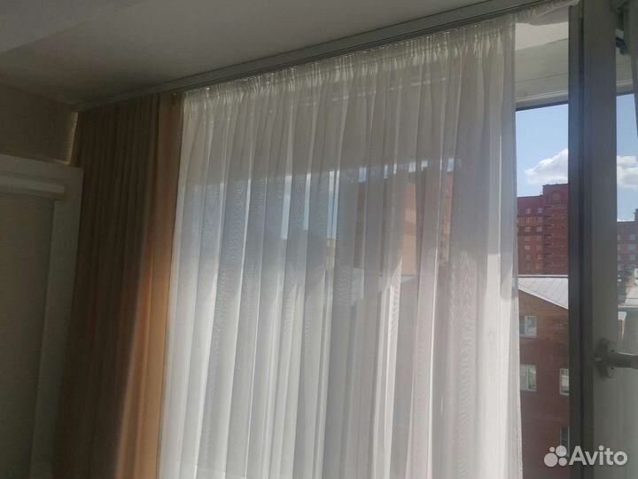 Тюль на окно белая вуаль