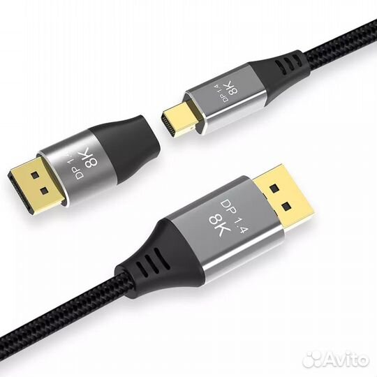 Переходник Mini DisplayPort - DisplayPort 1.4 / 8K