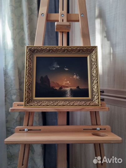 Картина маслом на холсте море