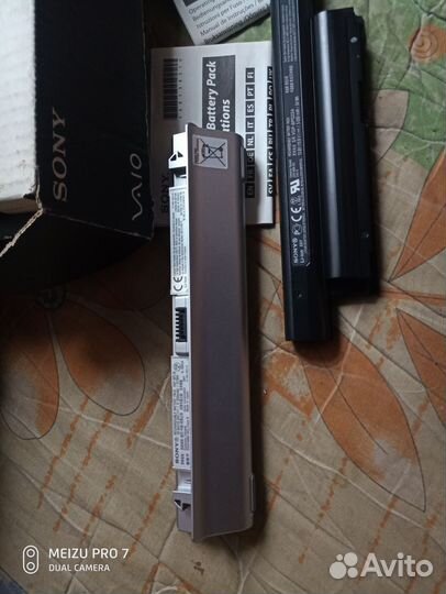 Аккумулятор Sony vaio