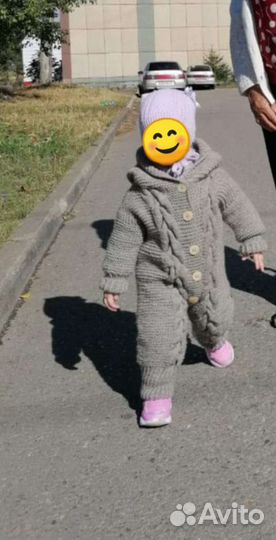 Вязаный комбинезон