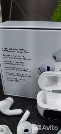 Беспроводные наушники Airpods с экраном