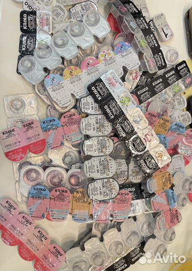 Kilala Цветные контактные линзы, -4.00 330шт daily