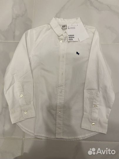 Рубашка нм новая 116 белая