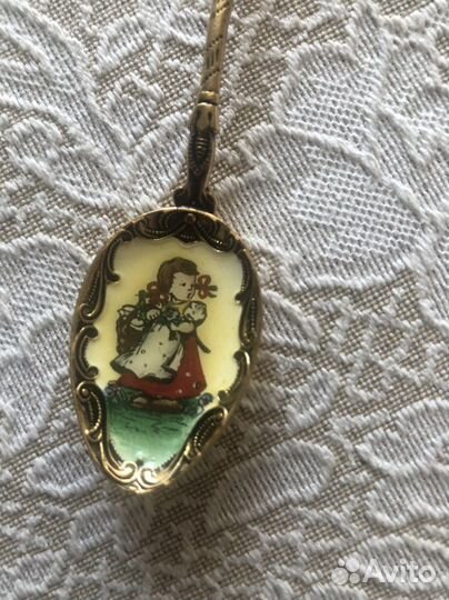 Ложка чайная СССР подарочная, детская