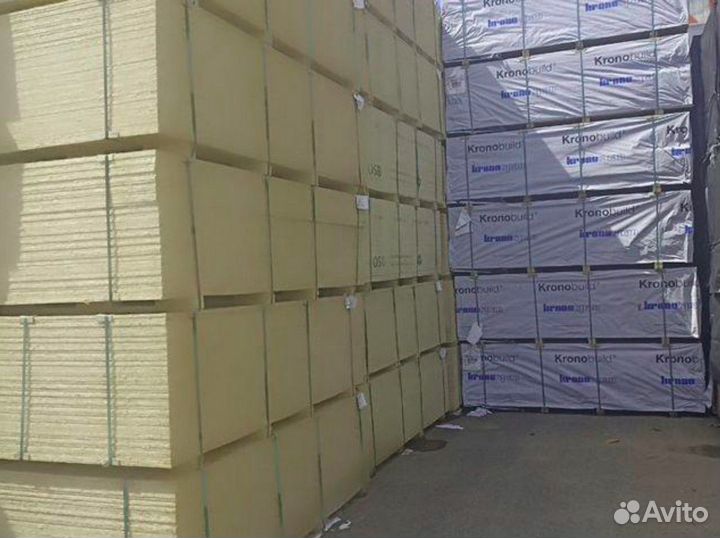 Плита осб 9мм Кроношпан