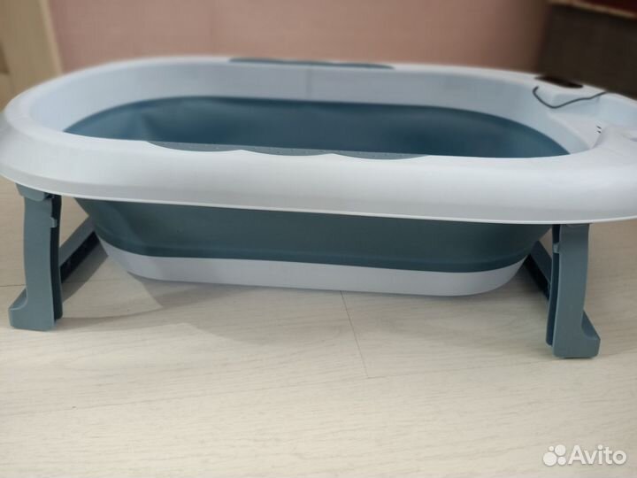 Ванночка для купания складная с термометром
