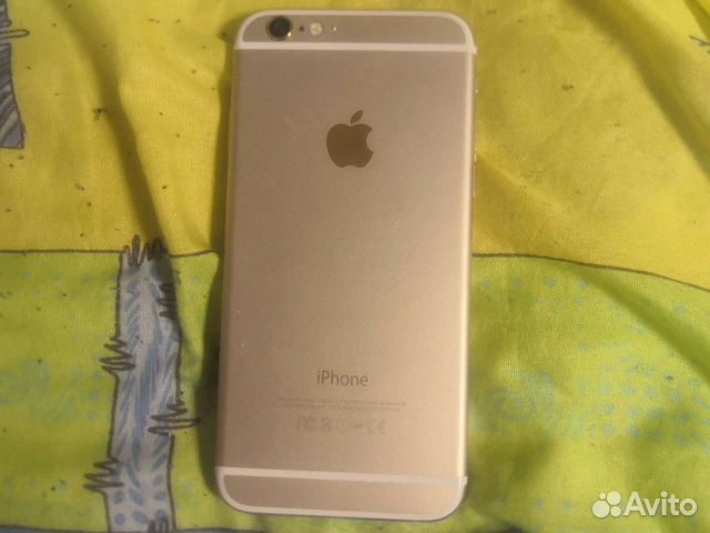 Корпус с нерабочей платой iPhone 6 золотой