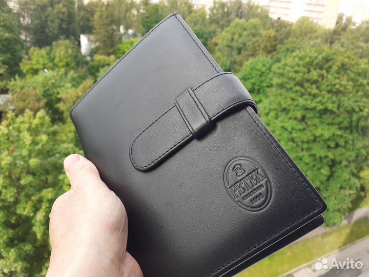 Портмоне мужское кожа натуральная Petek винтаж