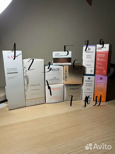 Уходовая косметика payot, reson, creom, orlane