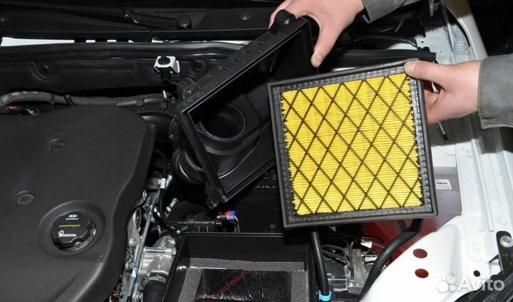 Замена возд. фильтра Audi A3 2003-2005