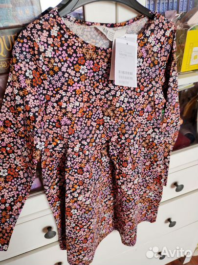 Платье для девочки h&m 110/116