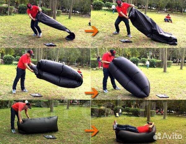 Надувной диван ламзак, лазмак, гамак