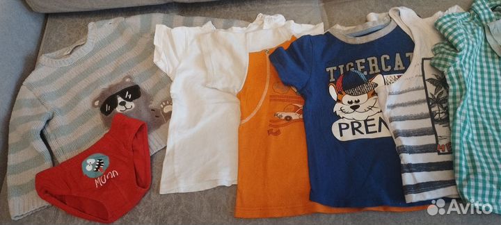 Вещи пакетом 86 92 на мальчика