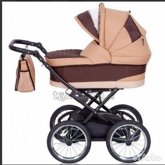 Коляска 2 в 1 riko blanca