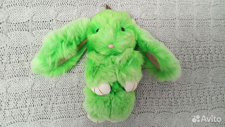 Мягкий зайчик (брелок для рюкзака, сумки)