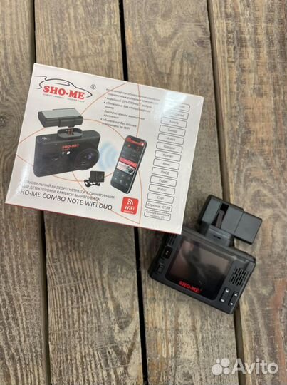 Sho-Me Combo Note WiFi на 2 камеры (задний вид)