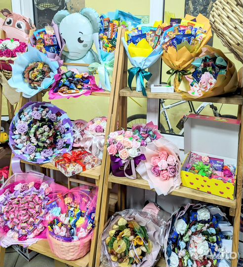 Съедобные букеты в наличии