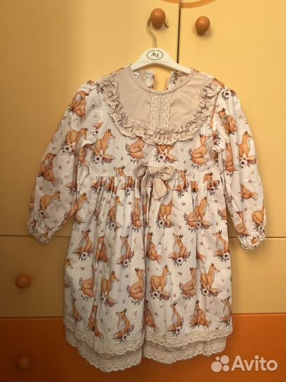 Платье для девочки ручной работы