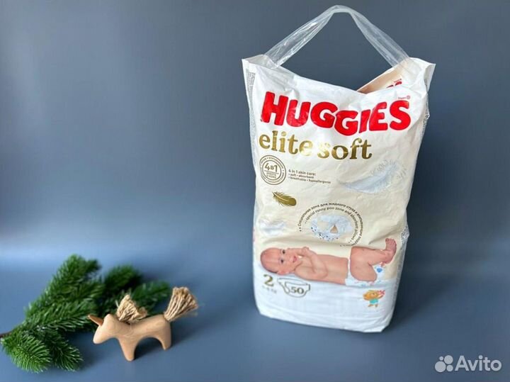 Подгузники Huggies elite soft 2