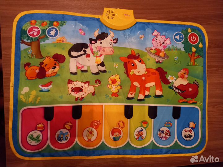 Пианино, азбукварик. Музыкальный коврик