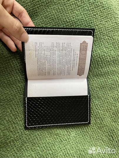 Обложка на паспорт из натуральной кожи